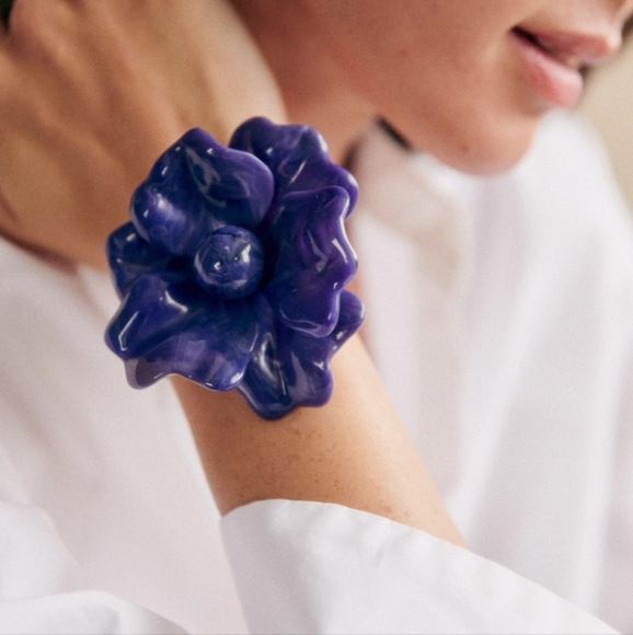 Nwt! Sezane Kiana Resin Hair Accessory In Lavender main image 5